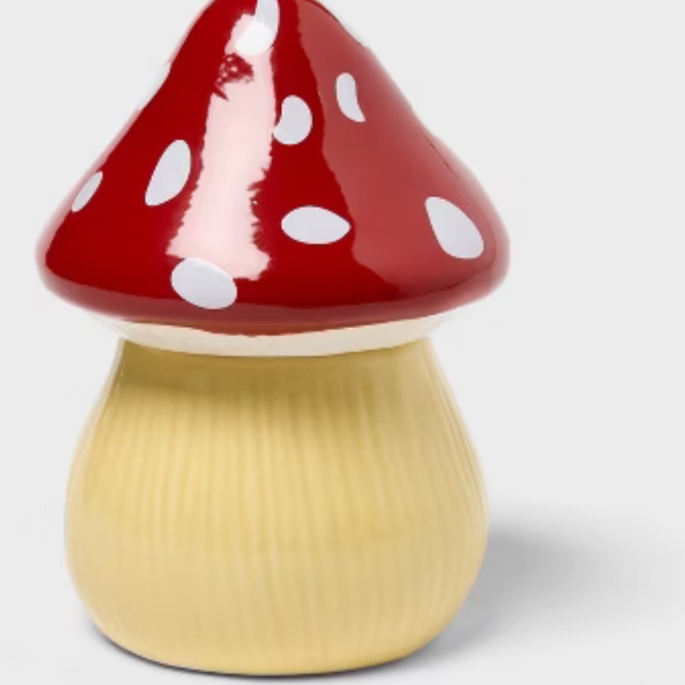 Room Essentials Red and Yellow Mushroom Candle- 3 available